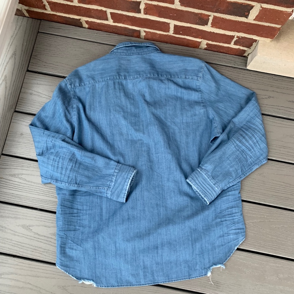 Frank & Eileen Eileen Relaxed Denim Button-Up Shirt - Picture 5 of 12